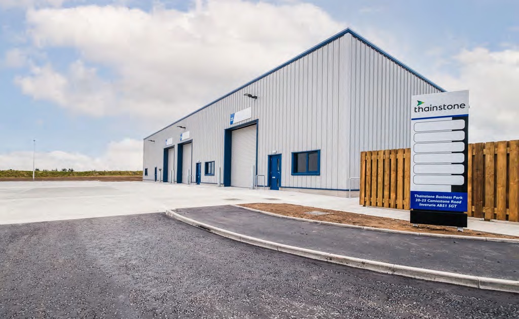 Thainstone Business Park's first tenant secures additional space. Image